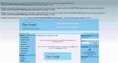 Desktop Screenshot of flex-trade.biz