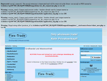 Tablet Screenshot of flex-trade.biz